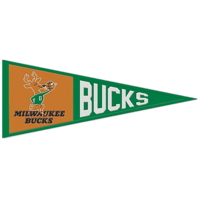 WinCraft Milwaukee Bucks 13 "x 32" fanion logo rétro