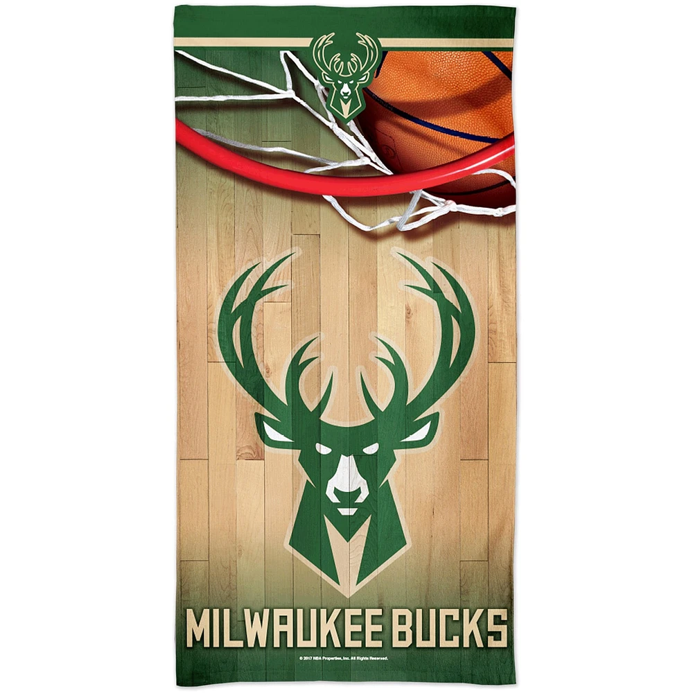 Serviette de plage Spectra WinCraft Milwaukee Bucks 30 po x 60 po