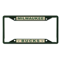WinCraft Milwaukee Bucks Chrome Color License Plate Frame