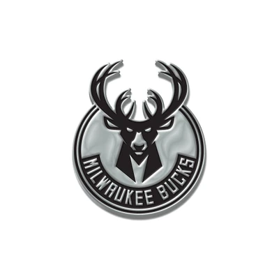 Emblème de voiture WinCraft Milwaukee Bucks Team Chrome