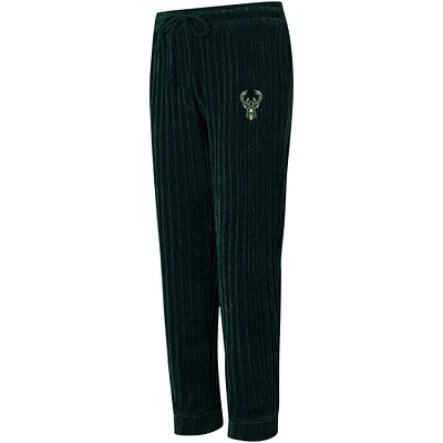 Pantalon College Concepts Hunter Green Milwaukee Bucks Linger pour femmes