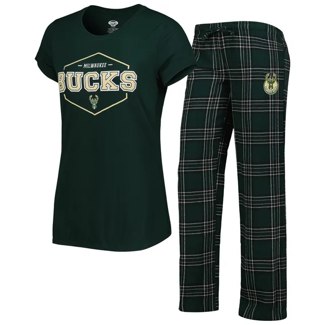 Milwaukee Brewers Concepts Sport Women's T-Shirt & Pants Sleep Set