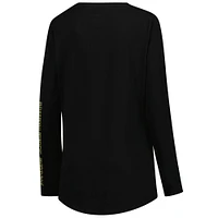 Women's Fanatics Black Milwaukee Bucks Top Baller Long Sleeve T-Shirt