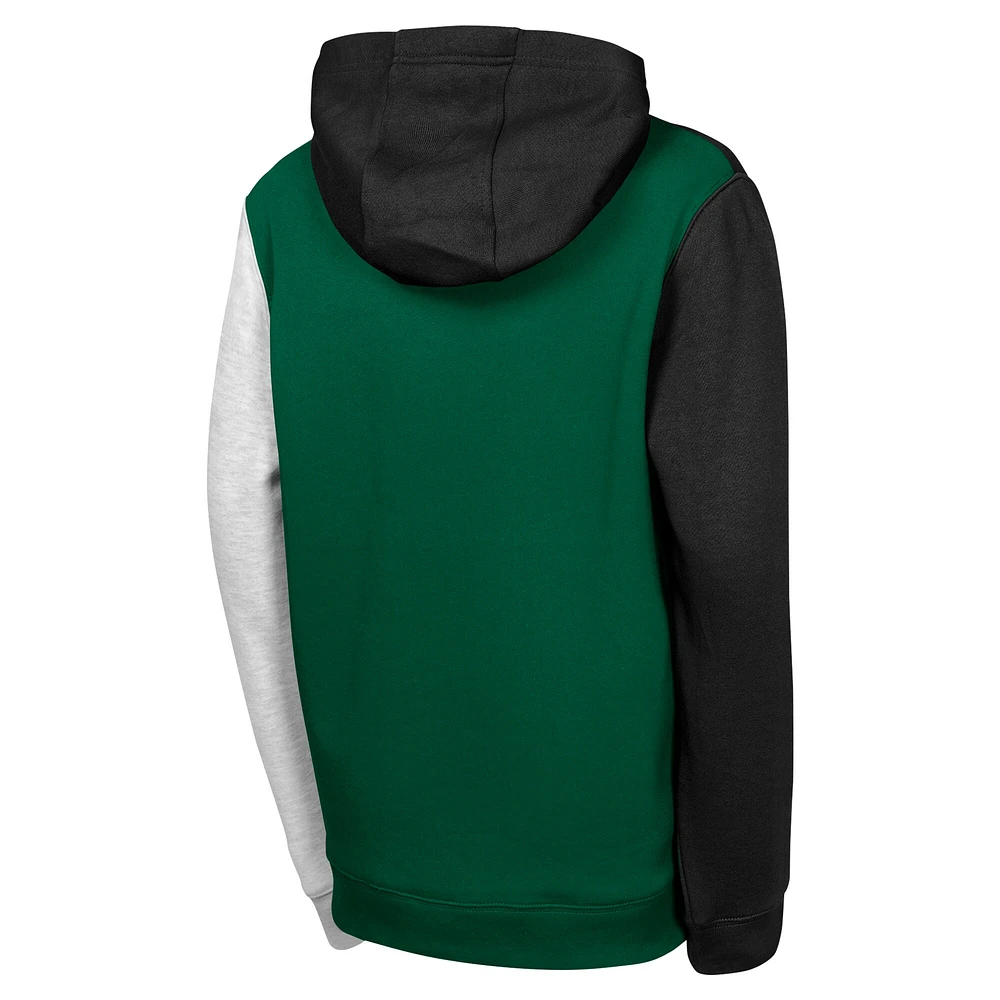 Sweat à capuche noir pour jeunes Milwaukee Bucks Splash