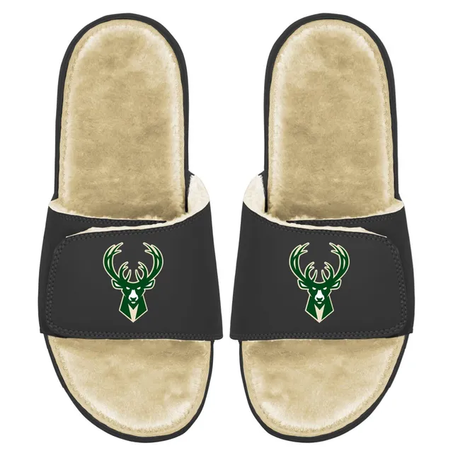 Lids Milwaukee Bucks ISlide Youth 2021/22 City Edition Jersey Slide Sandals  - White