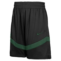 Short d'entraînement en maille Nike noir Milwaukee Bucks pour jeunes