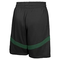 Short d'entraînement en maille Nike noir Milwaukee Bucks pour jeunes