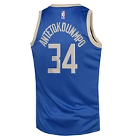 Youth Nike Giannis Antetokounmpo Royal Milwaukee Bucks 2024/25 Swingman Player Jersey - City Edition