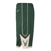 Short Nike Hunter Green Milwaukee Bucks Swingman Icon Edition pour jeune