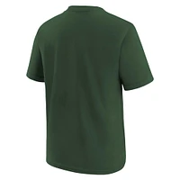 Youth Nike Hunter Green Milwaukee Bucks Swoosh T-Shirt