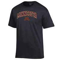 Men's Champion  Black Minnesota Golden Gophers Arch Over Logo T-Shirt