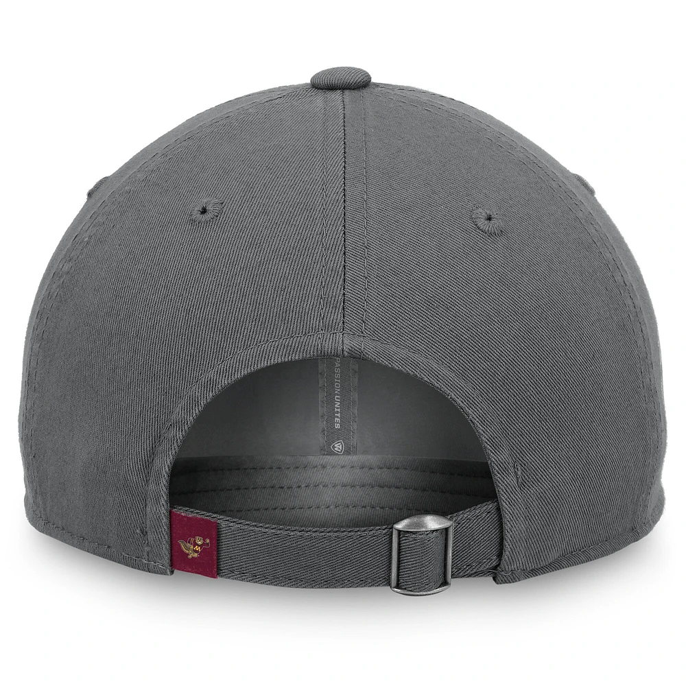 Men's Top of the World  Gray Minnesota Golden Gophers Victory Staple Adjustable Hat