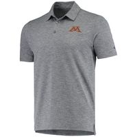 Men's Champion Gray Minnesota Golden Gophers Micro Mesh Polo