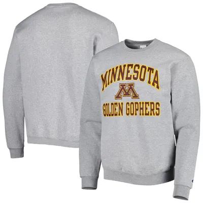 Minnesota Golden Gophers Champion High Motor Pullover Sweatshirt - Heather Gray