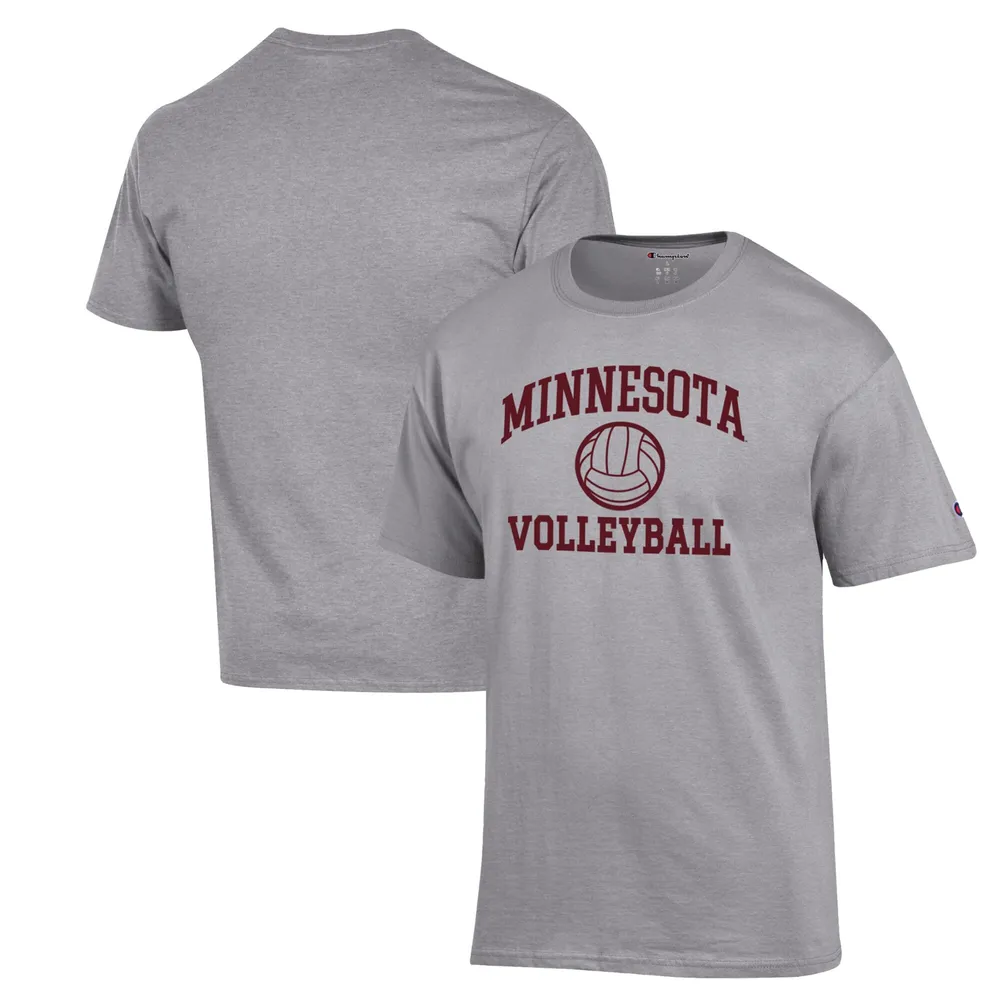 Lids Minnesota Golden Gophers Champion Volleyball Icon Powerblend T-Shirt -  Heather Gray