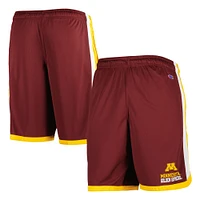 Short de basketball Champion Minnesota Golden Gophers marron pour homme