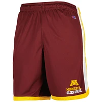 Short de basketball Champion Minnesota Golden Gophers marron pour homme