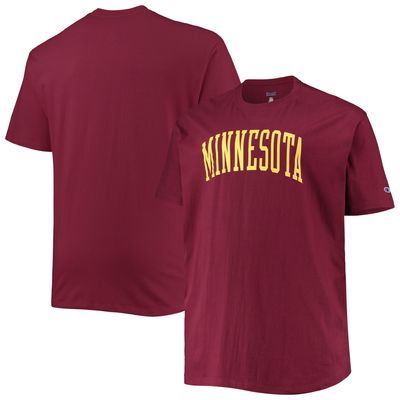 Men's Champion Maroon Minnesota Golden Gophers Big & Tall Arch Team Logo T-Shirt