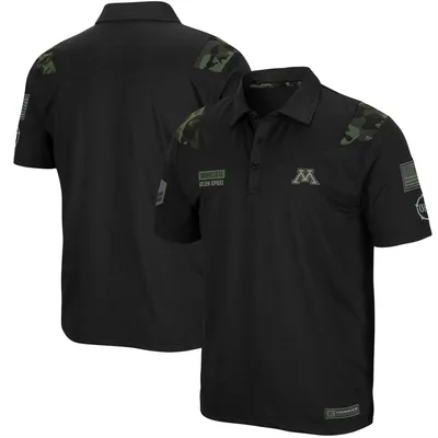 Minnesota Golden Gophers Colosseum OHT Military Appreciation Sierra Polo - Black