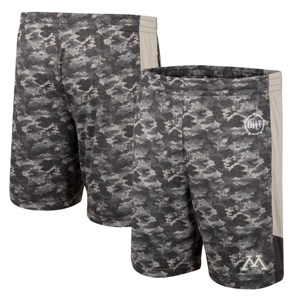 Men's Colosseum Camo Minnesota Golden Gophers OHT Military Appreciation Terminal Shorts