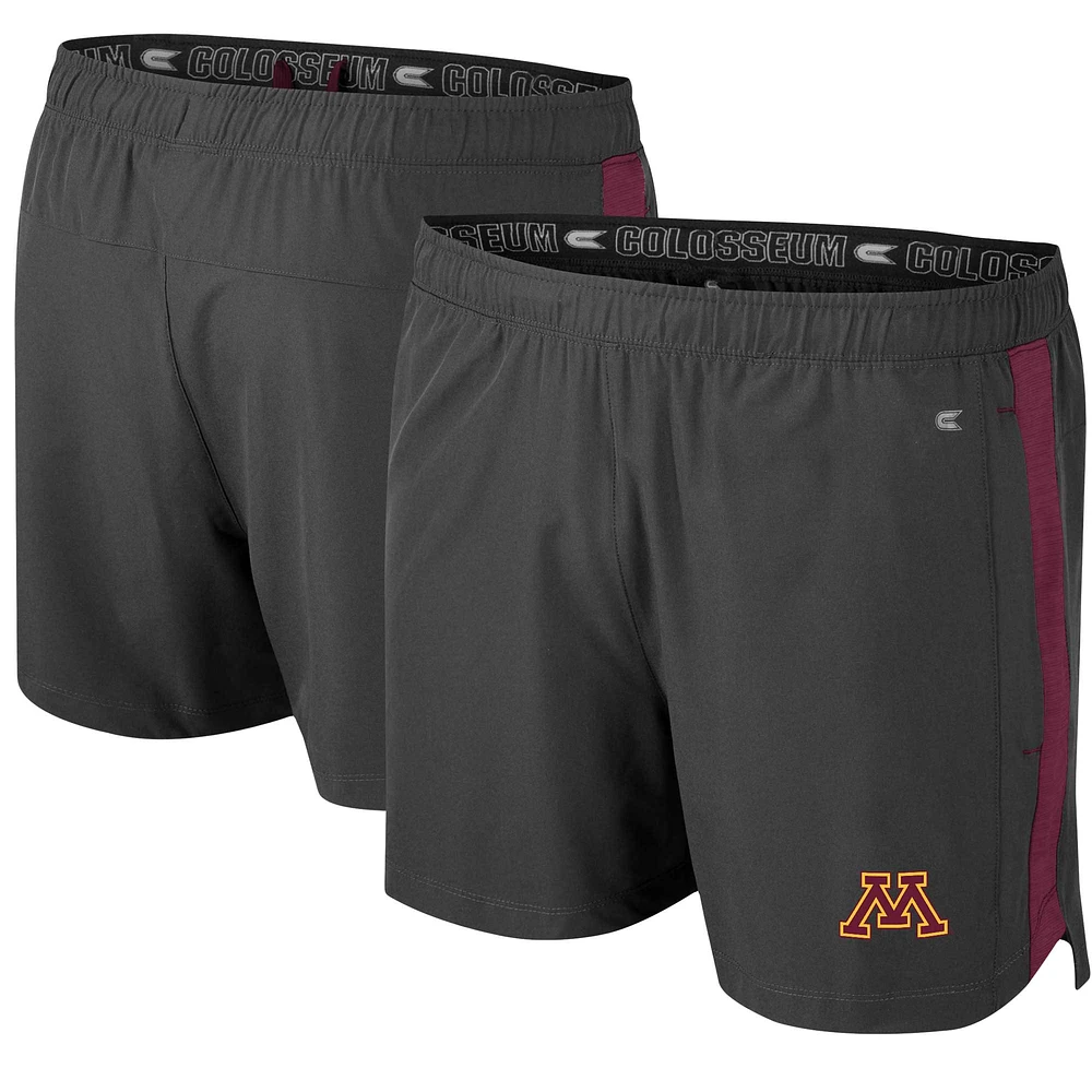 Men's Colosseum Charcoal Minnesota Golden Gophers Langmore Shorts