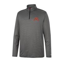 Men's Colosseum Charcoal Minnesota Golden Gophers Logo Quarter-Zip Windshirt