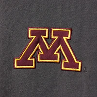 Men's Colosseum Charcoal Minnesota Golden Gophers Tortugas Logo Quarter-Zip Jacket