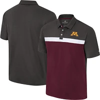 Polo Colosseum Charcoal Minnesota Golden Gophers Two Yutes pour homme