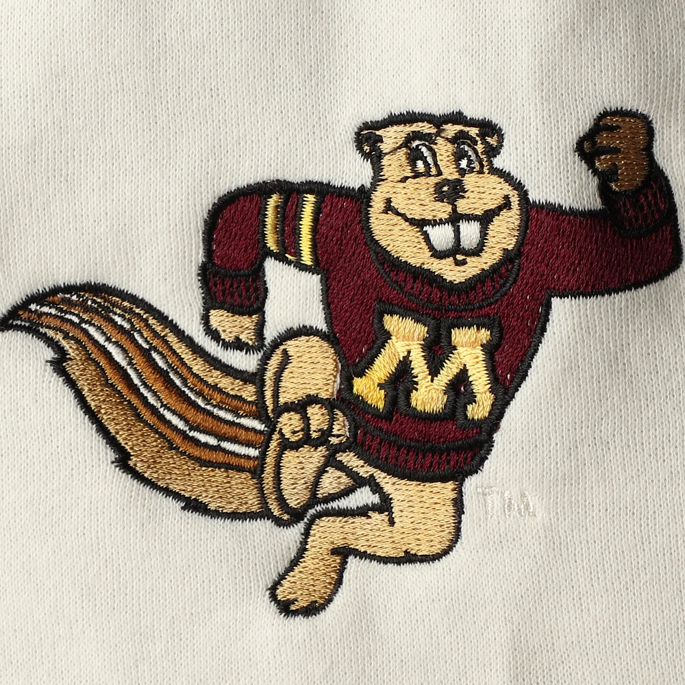 Sweat à capuche lacets Colosseum crème Minnesota Golden Gophers 2.0 pour hommes