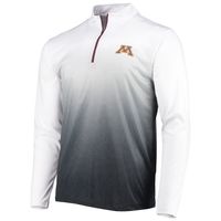 Men's Colosseum Gray Minnesota Golden Gophers Team Magic Quarter-Zip Jacket