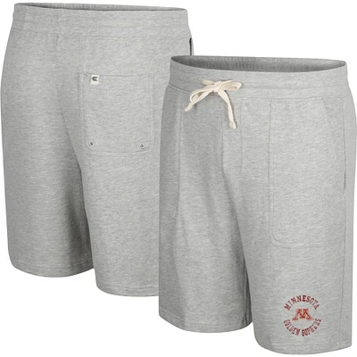 Men's Colosseum Heather Gray Minnesota Golden Gophers Love To Hear This Terry Shorts