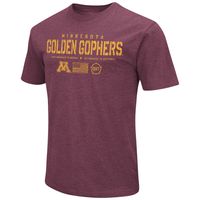 Men's Colosseum Heather Maroon Minnesota Golden Gophers OHT Military Appreciation Flag 2.0 T-Shirt