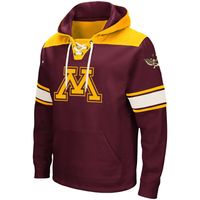 Men's Colosseum Maroon Minnesota Golden Gophers 2.0 Lace-Up Pullover Hoodie