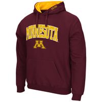 Men's Colosseum Maroon Minnesota Golden Gophers Arch & Logo 3.0 Pullover Hoodie