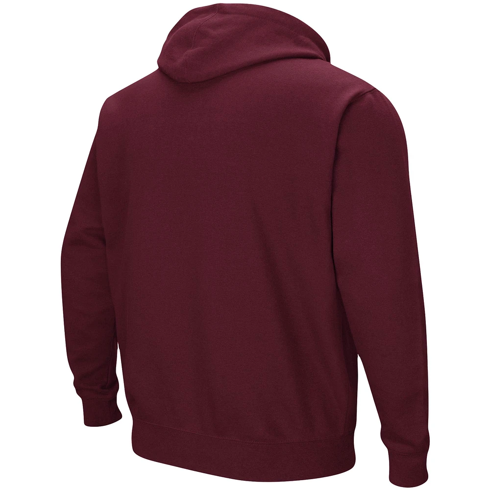 Men's Colosseum Maroon Minnesota Golden Gophers Big & Tall Arch Logo 2.0 Pullover Hoodie