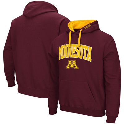 Men's Colosseum Maroon Minnesota Golden Gophers Big & Tall Arch Logo 2.0 Pullover Hoodie