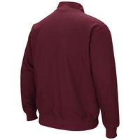 Men's Colosseum Maroon Minnesota Golden Gophers Big & Tall Tortugas Logo Quarter-Zip Sweatshirt