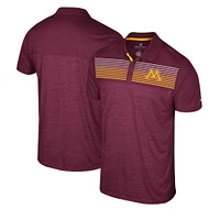 Men's Colosseum Maroon Minnesota Golden Gophers Langmore Polo