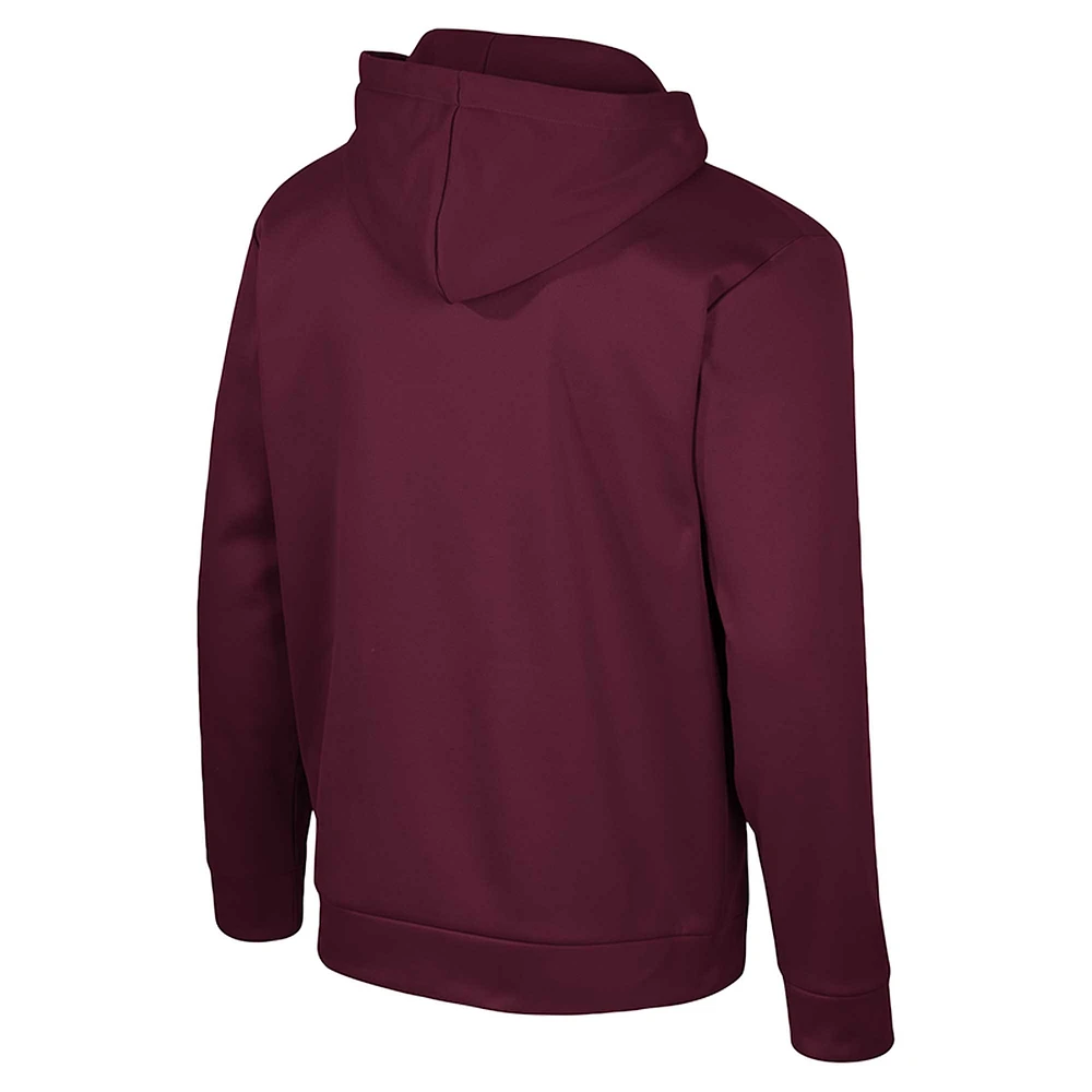 Men's Colosseum  Maroon Minnesota Golden Gophers Quarter-Zip Hoodie