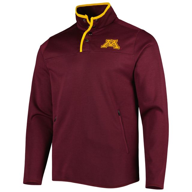 Veste à boutons-pression Colosseum Minnesota Golden Gophers Rebound pour homme, marron