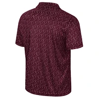 Men's Colosseum Maroon Minnesota Golden Gophers Sublimated Golf Polo