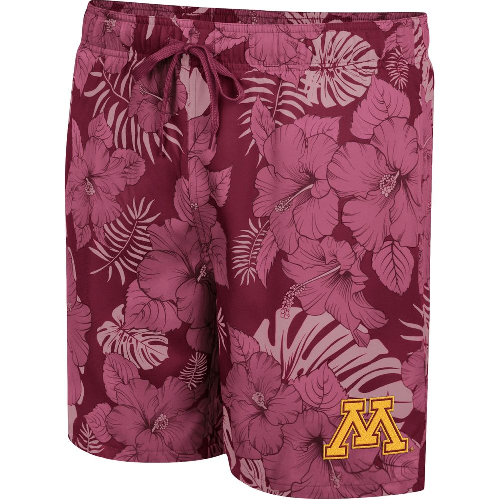 Men's Colosseum Maroon Minnesota Golden Gophers The Dude Swim Shorts