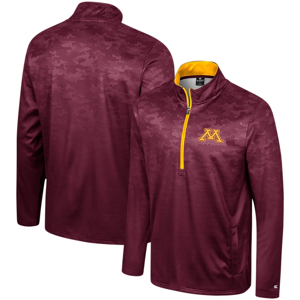 Veste à demi-fermeture éclair Colosseum Minnesota Golden Gophers The Machine pour homme