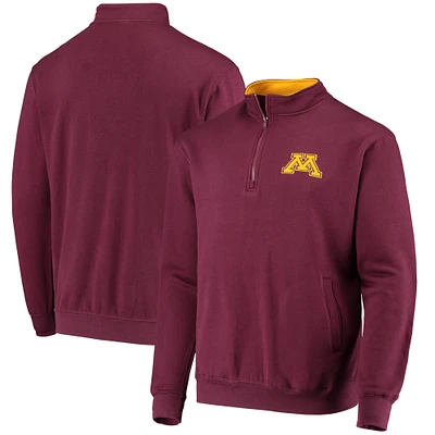 Veste à fermeture éclair quart de logo Colosseum Minnesota Golden Gophers Tortugas pour homme