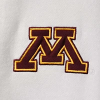 Men's Colosseum White Minnesota Golden Gophers Tortugas Logo Quarter-Zip Jacket