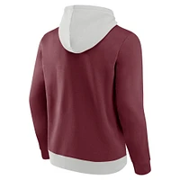 Men's Fanatics  Gray/Maroon Minnesota Golden Gophers Primary Arctic Fleece Pullover Hoodie