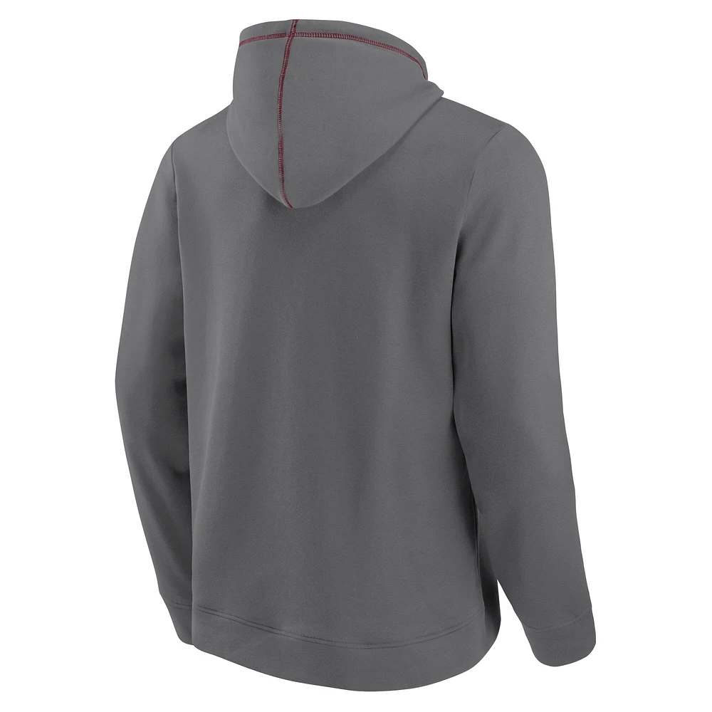 Men's Fanatics Gray Minnesota Golden Gophers Toppler Fleece Pullover Hoodie