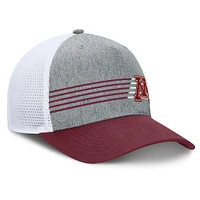 Casquette ajustable Fanatics pour hommes gris chiné/marron Minnesota Golden Gophers Profile Trucker