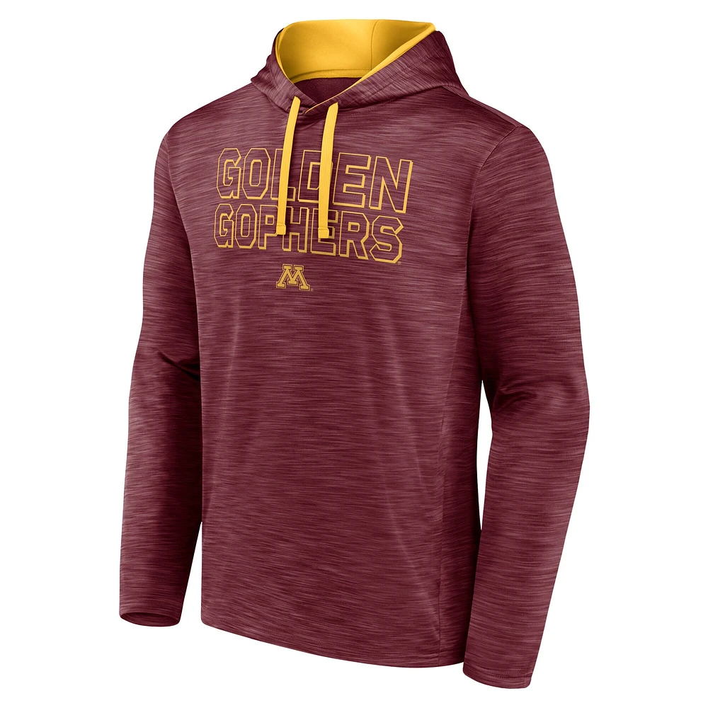 Men's Fanatics  Maroon Minnesota Golden Gophers Athlete Fleece Pullover Hoodie