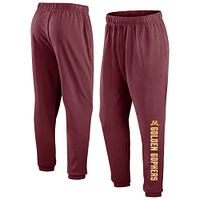 Men's Fanatics Maroon Minnesota Golden Gophers Chop Block Fleece Sweatpants